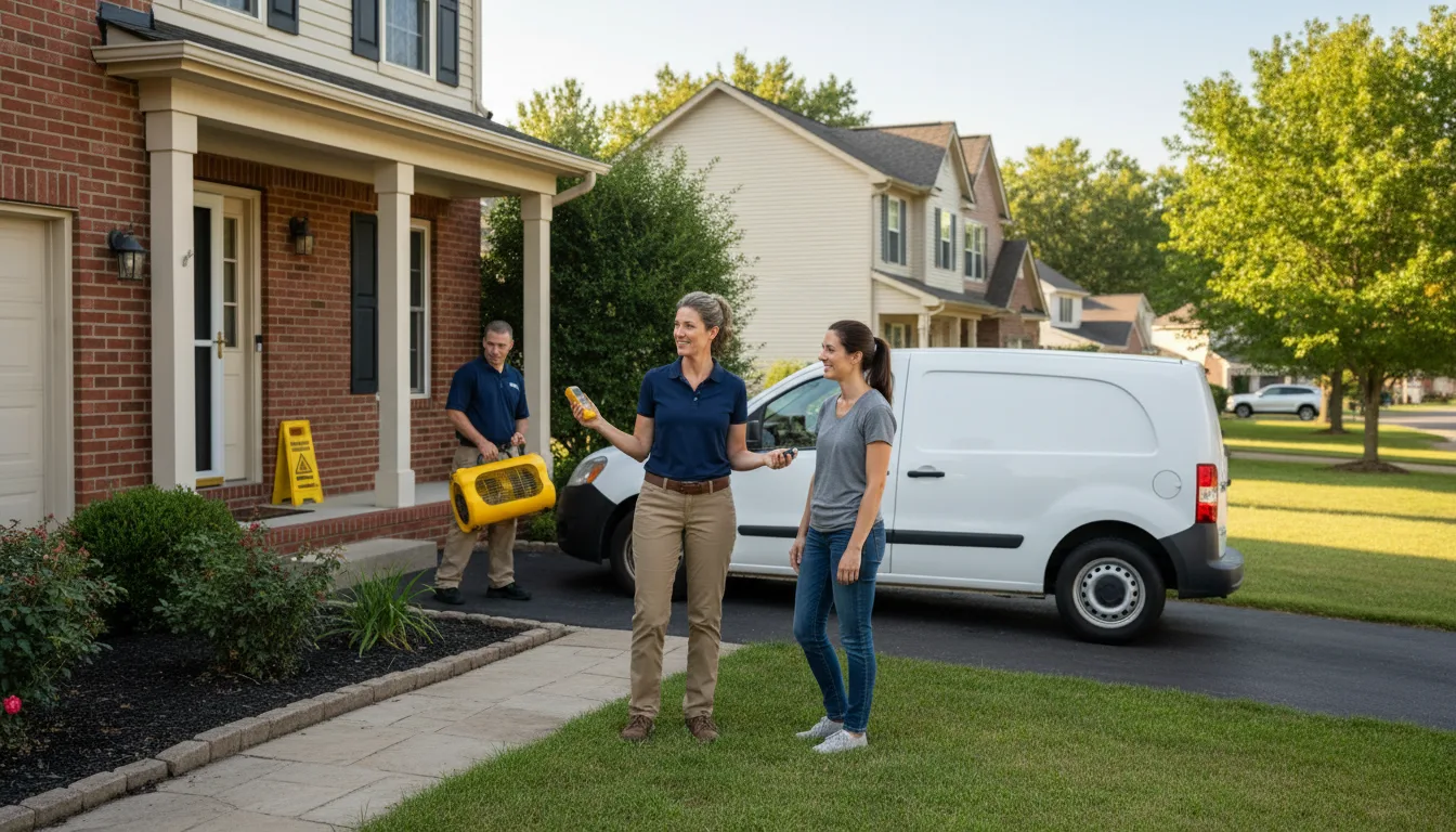 Residential water damage restoration in Lenore, ID